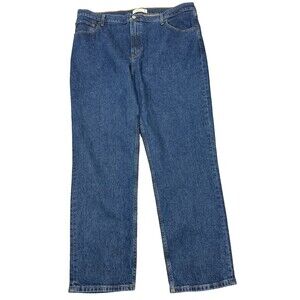 NWT Abercrombie Fitch 90s Straight Ultra High Rise Jeans 34 Blue Denim 18 Retro